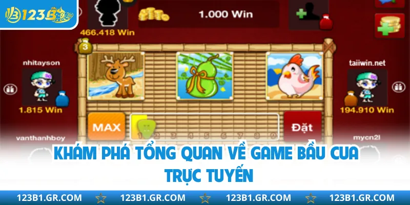 Khám phá tổng quan về game bầu cua trực tuyến
